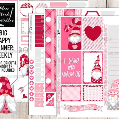 PRINTABLE Big Happy Planner Stickers Kit Weekly Planner Etsy