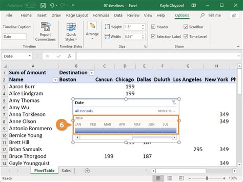 Pivot Table Timeline | CustomGuide