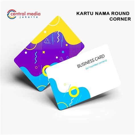 Jual Cetak Kartu Nama Round Corner Art Carton 260 Box Shopee Indonesia