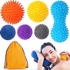 Sannix Balles De Massage Lot De Balles Picots Anti Stress