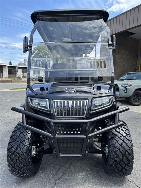 Lithium Street Ready Golf Cart Fully Loaded Evolution D Black