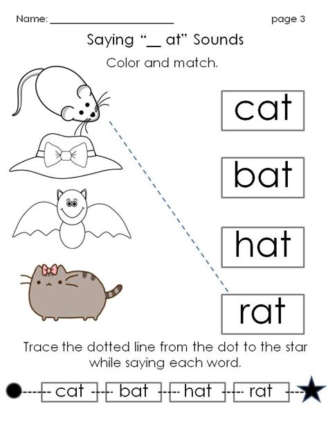 Three Letter Rhyming Words For Kindergarten Worksheet24