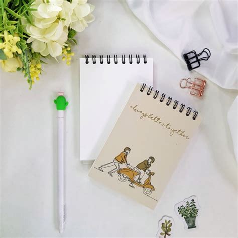 Jual Notebook Ring Motif Buku Catatan Ring Buku Tulis Ring Motif