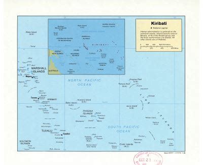 Карты Кирибати | Коллекция карт Кирибати | Океания | Maps of the World ...