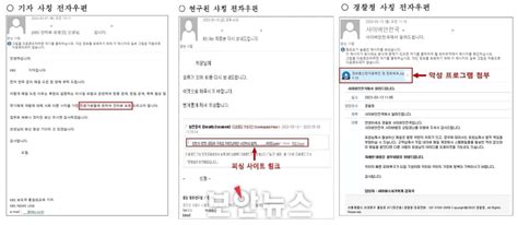 北 일반인 대상 가상자산 탈취 위한 악성 피싱 메일 유포 그들의 수법은