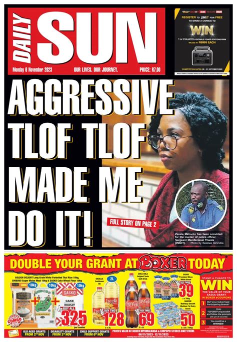 Get Digital Access To Daily Sun November Issue Magzter