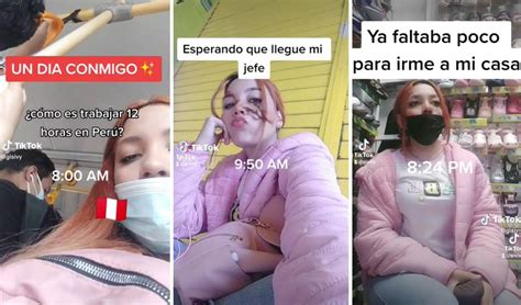 TikTok viral Joven venezolana muestra cómo es trabajar 12 horas al día