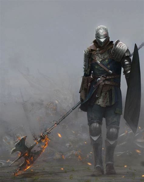 Las Mejores Ilustraciones De Dark Souls Guerreros Personajes De