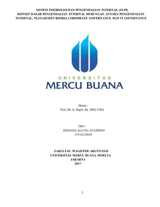 Si Pi Yohanes Agung Nugroho Hapzi Ali Sistem Informasi Kerangka