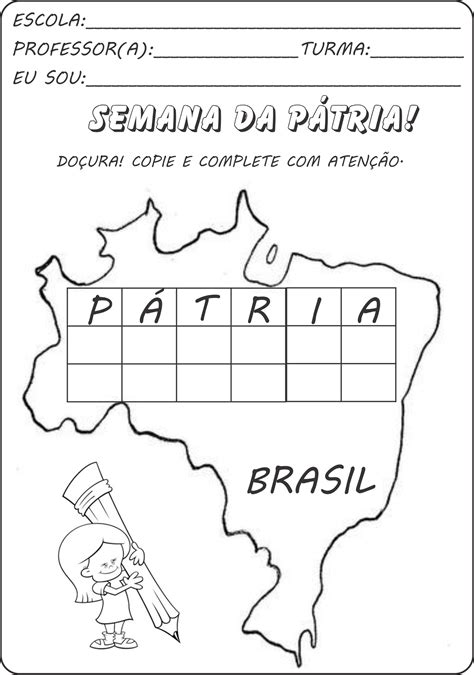 Atividades Semana Da P Tria A Arte De Ensinar E Aprender