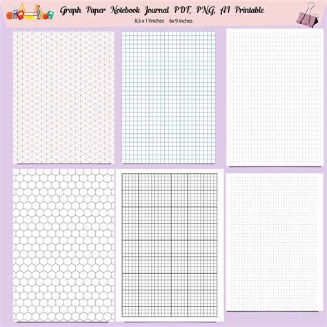 Printable Graph Paper Pdf Png Ai Hexagonal Graph Paper Isometric