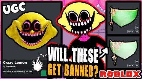 These Ugc Accessories Are Getting Banned Roblox Youtube