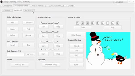 Frostys Naming Tool V2 Youtube
