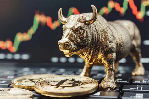 premium photo bitcoin stock growth  investing  virtual assets