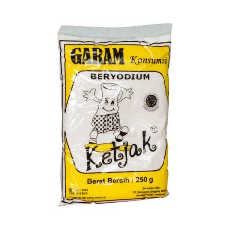 Jual GARAM KETJAK 250gr Beryodium Sehat Garam Dapur Garam Masak Makan