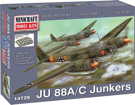 Minicraft Ju 88 Ac Luftwaffe Arts Crafts And Sewing