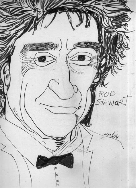 Caricaturas Delboy Rod Stewart Rod Stewart Caricature Stewart