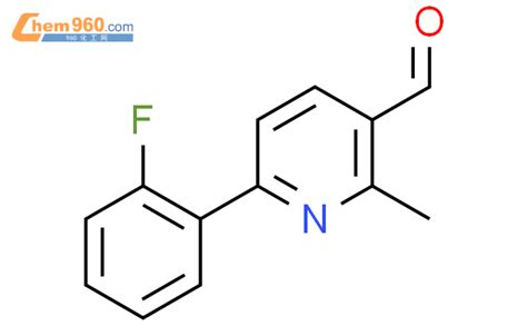 1447962 28 8 6 2 Fluoro phenyl 2 methyl pyridine 3 carbaldehydeCAS号