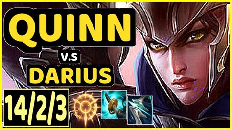 Quinn Vs Darius Kda Top Challenger Gameplay Euw Youtube