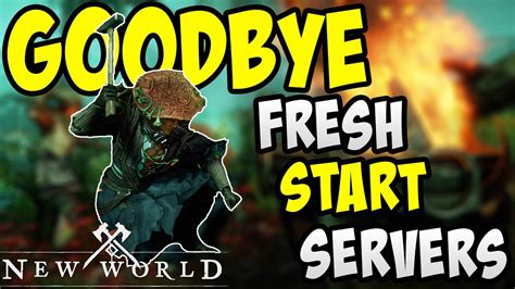 RIP New World Fresh Start Servers New World MMO News YouTube