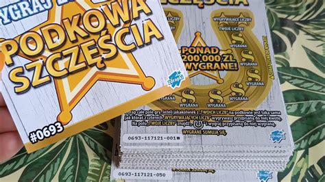 Ca A Paczka Podkowa Szcz Cia Wietny Wynik Ko Cowy Zdrapki Lotto