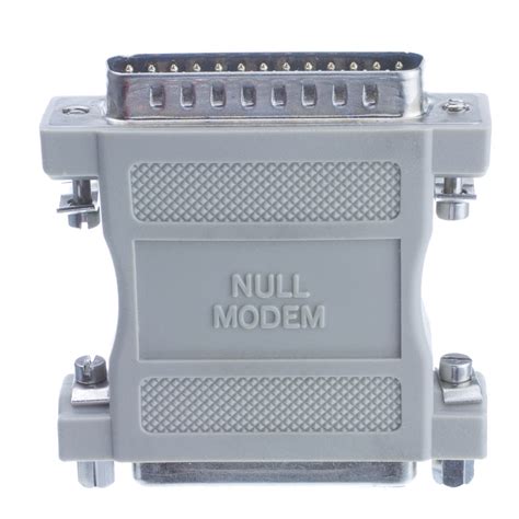 Null Modem Adapter DB25 Male To DB25 Female