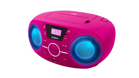 Lecteur CD USB Portable Avec Effets Lumineux CD61RSUSB BIGBEN Bigben