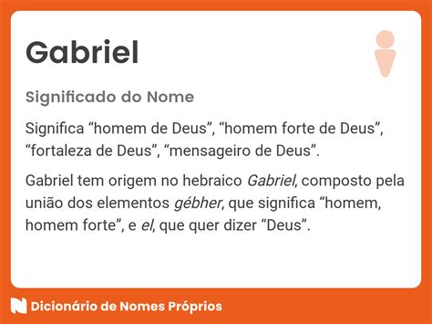 Significado Do Nome Gabriel