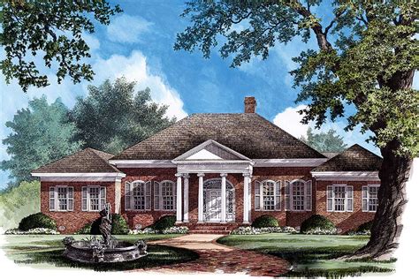 Elegant Georgian Home Plan 32472wp Architectural Designs House Plans