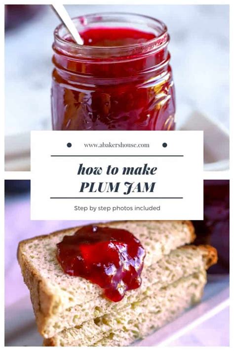 Easy Plum Jam Recipe | A Baker's House