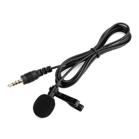 Microphone Lavalier Mini microphone à pince à collier multifonction