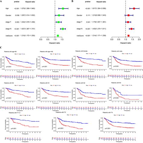 Clinical Subgroup Validation Of The Prognostic Risk Score A The Forest