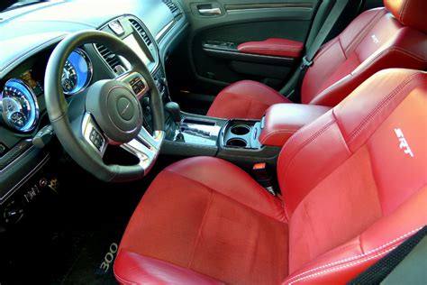 Red Leather Interior Of 2012 Chrysler 300 Srt8 Alain Gayot Photos Gallery