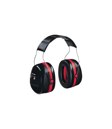 Casque Peltor Optime III Rouge Noir GK Pro