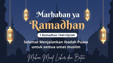 Poster Ucapan Ramadhan H Tahun Cocok Dijadikan Status Hot Sex Picture