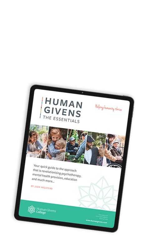 Help People Thrive with the human givens approach | Human Givens