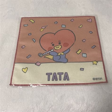 防弾少年団bts Bts Bt21 Cafe ハンカチ Tata V テテ テヒョンの通販 By Yu Shop｜ボウダンショウネン