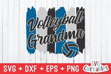 Volleyball Grandma Svg Volleyball Svg Svgcuttablefiles