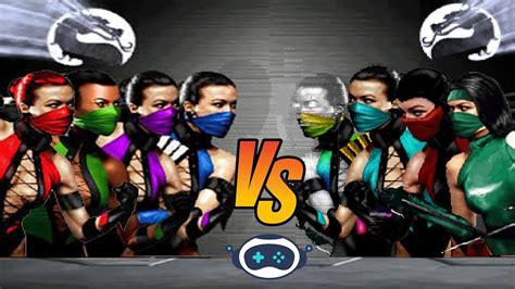 Mortal Kombat Team Battle Mugen Kitana Mileena Jade Skarlet Vs