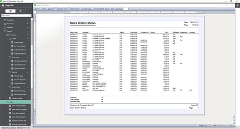 Sage 200 Report Designer Tool