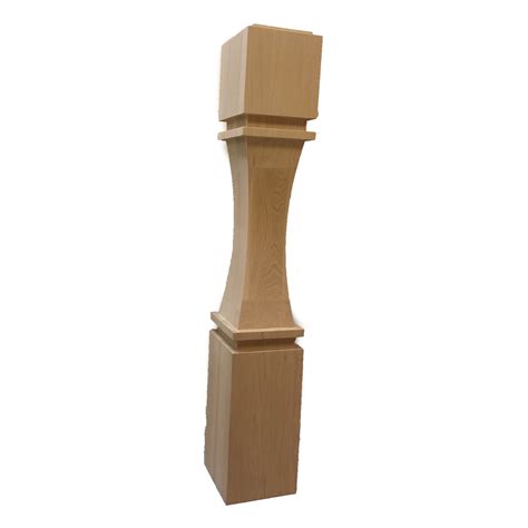 Simple Modern Newel Post for a Touch of Elegance - Wood Carved Shop