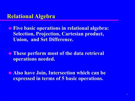 Ppt Relational Model And Relational Algebra Powerpoint Presentation