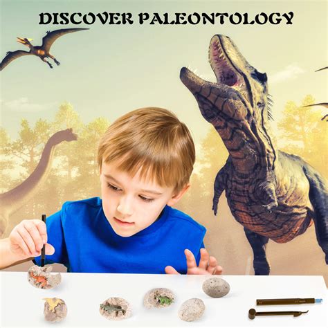 Dinosaur Fossil Digging Kit For Kids Dig It Up Dinosaur Eggs