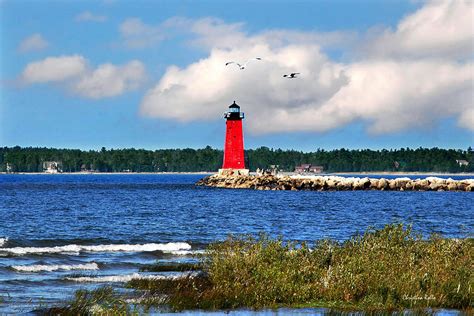 Manistique Lighthouse Photograph By Christina Rollo Fine Art America