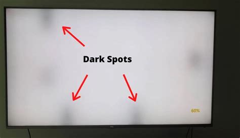 White Spots On LED TV Screen