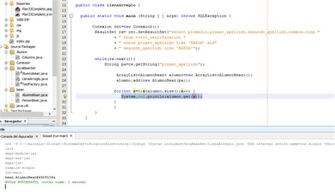 Java Llenar Arraylist Desde Un Resulset Y Pintar Los Datos En La