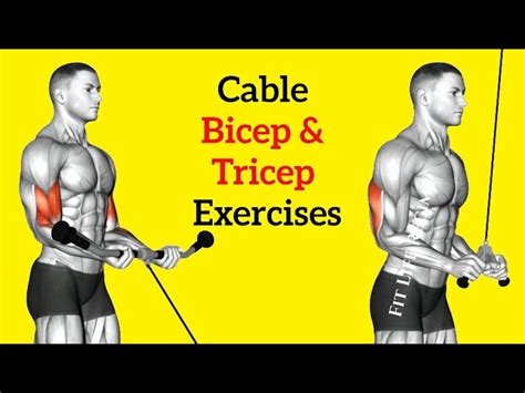 List Of Bicep And Tricep Exercises