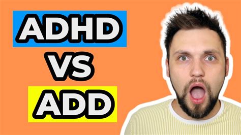 Adhd Vs Add Whats The Difference Youtube