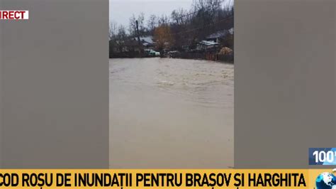 Avertisment de ultimă oră de la hidrologi Județele Harghita și Brașov