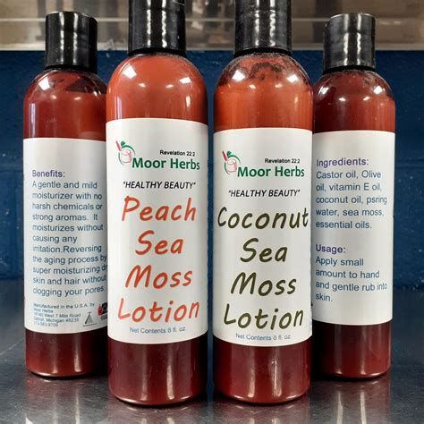 Coconut Sea Moss Lotion Moor Herbs